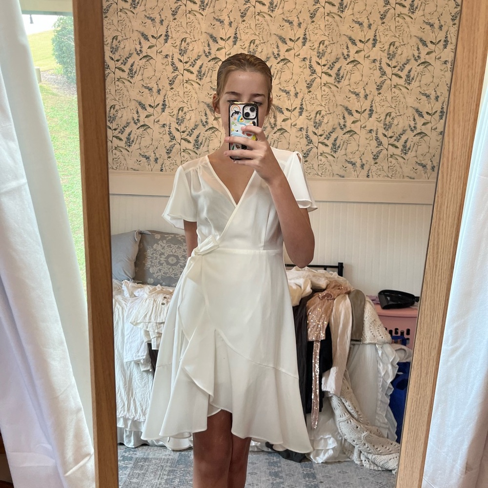 Altar'd State white dress